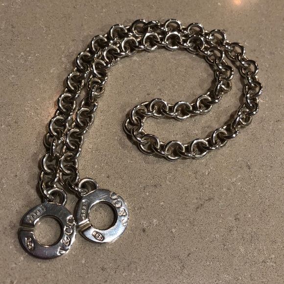 TIFFANY & CO Interlocking Circles Necklace - Picture 1 of 6